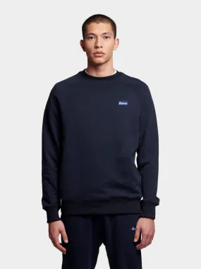 Relaxed Fit Original Logo Sweatshirt in Navy Blue