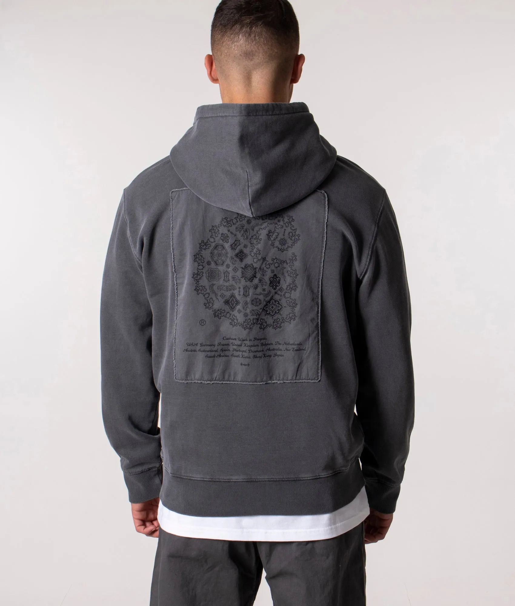 Relaxed Fit Verse Patch Hoodie