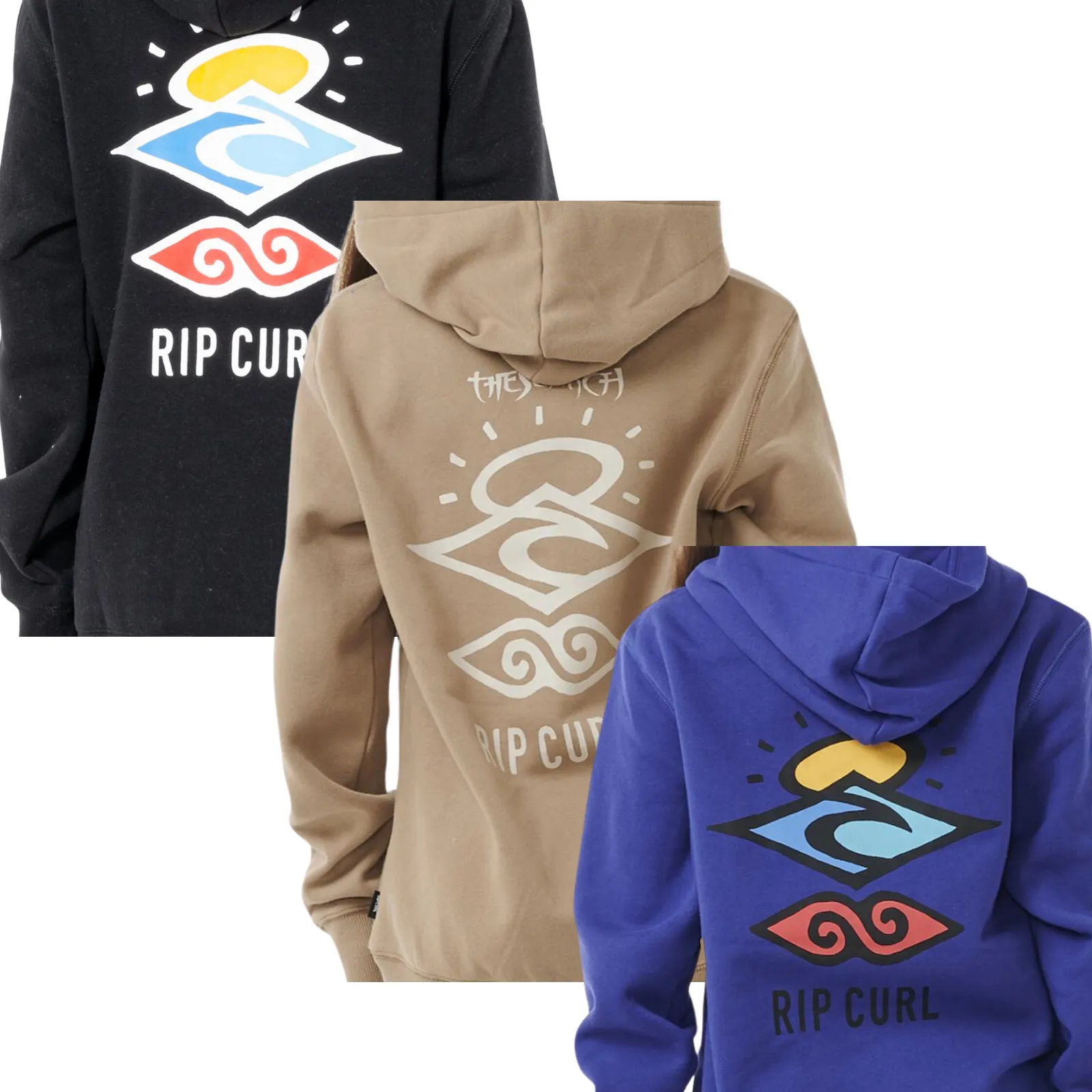 Rip Curl Kids Search Icon Pullover Hoodie