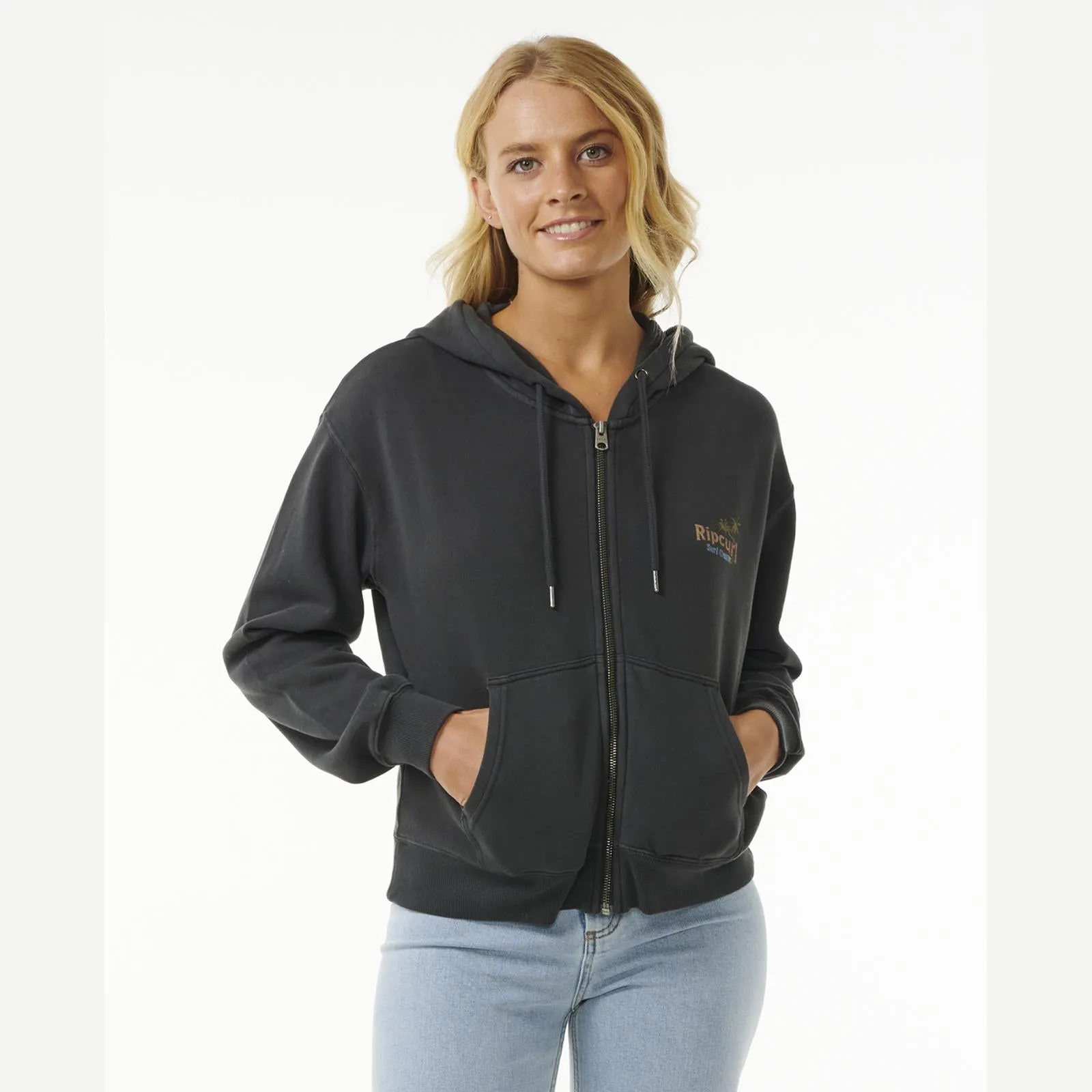 Rip Curl Womens High Tide Scenic Relaxed Fit Full Zip Jacket