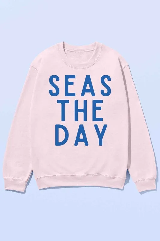 SEAS THE DAY OVERSIZED SWEATSHIRT