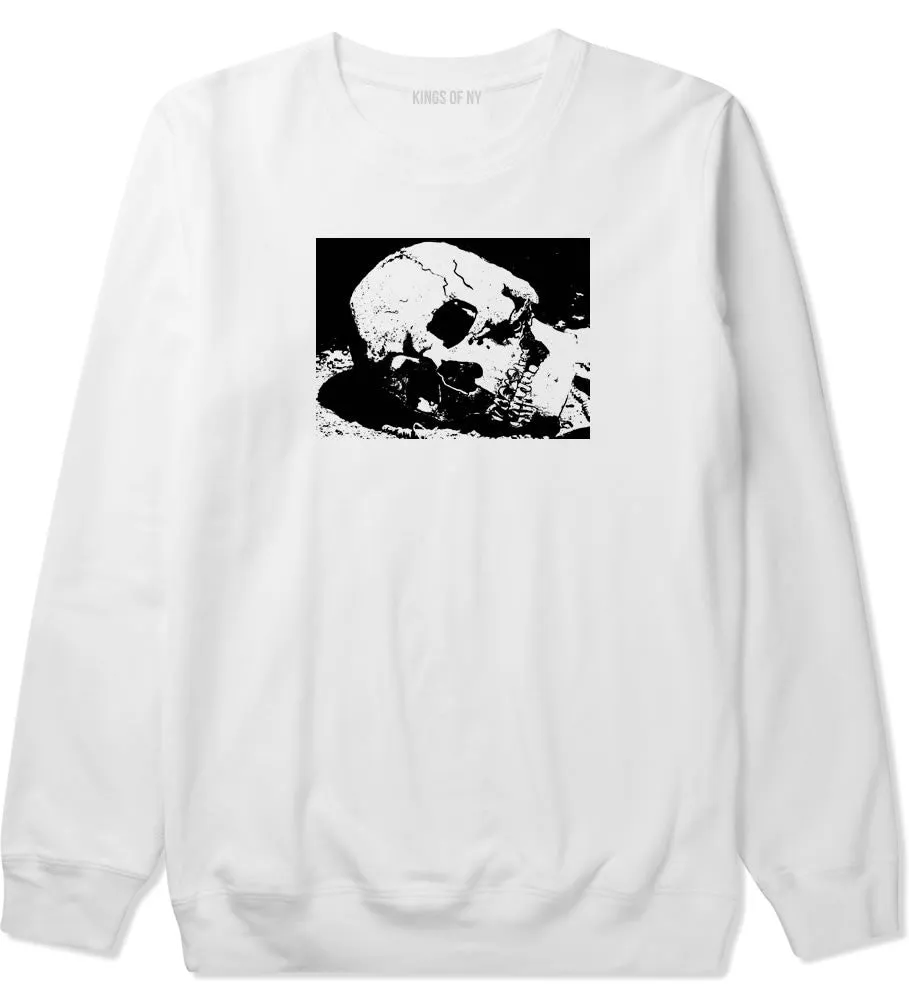 Skull Decay Goth Crewneck Sweatshirt