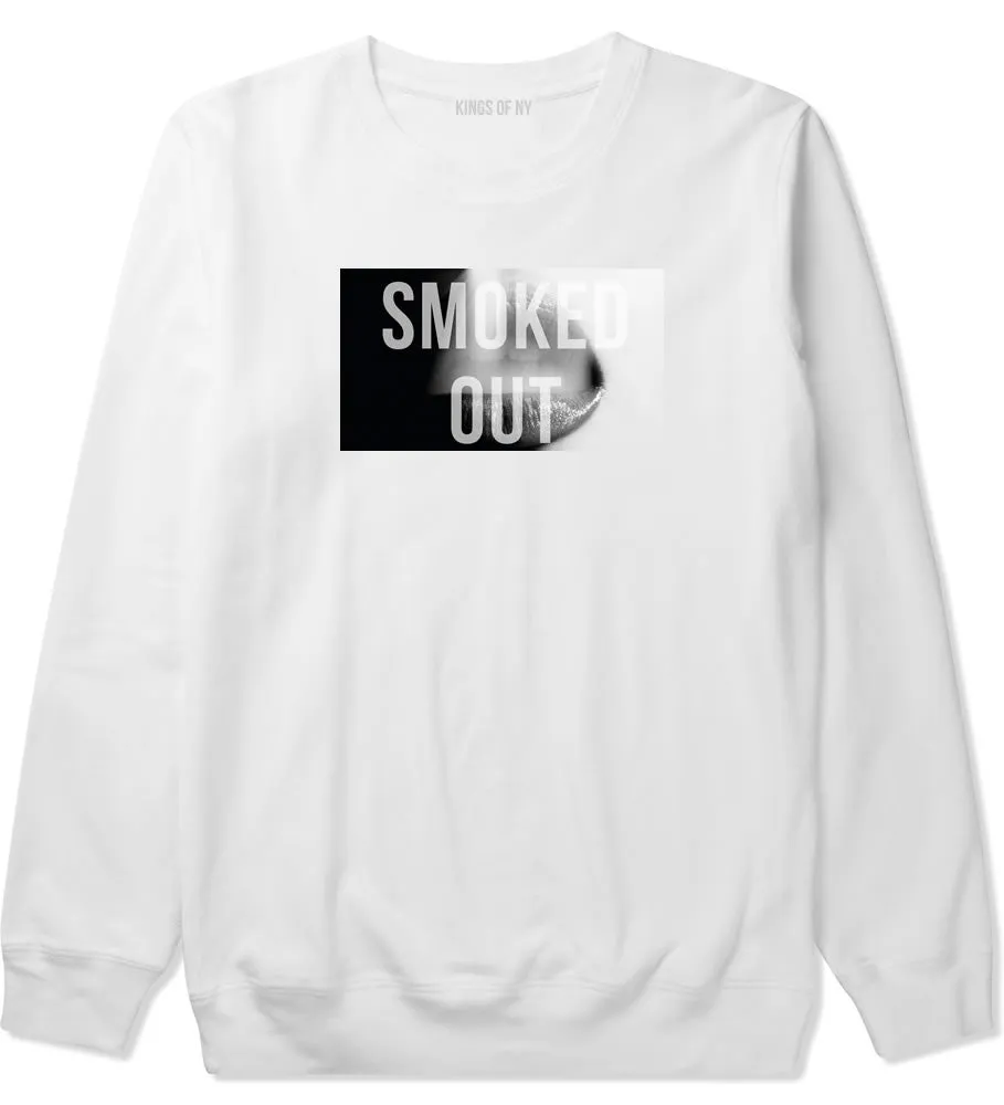 Smoked Out Weed Marijuana Smoke Crewneck Sweatshirt