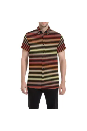 Spectral Lines Men's All Over Print Short Sleeve Shirt (Model T53)