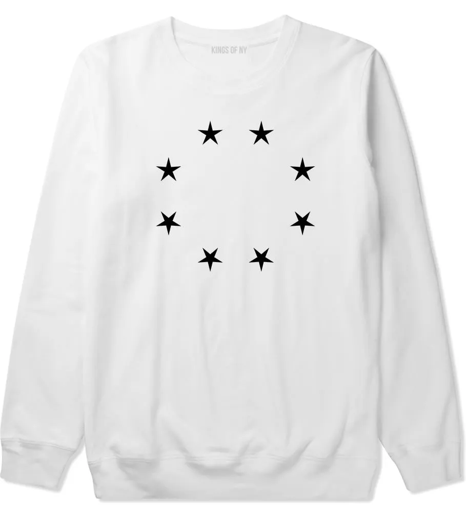 Stars Circle Goth Ghetto Boys Kids Crewneck Sweatshirt