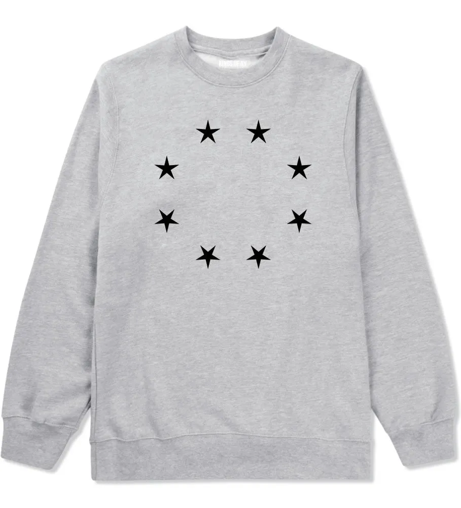 Stars Circle Goth Ghetto Crewneck Sweatshirt