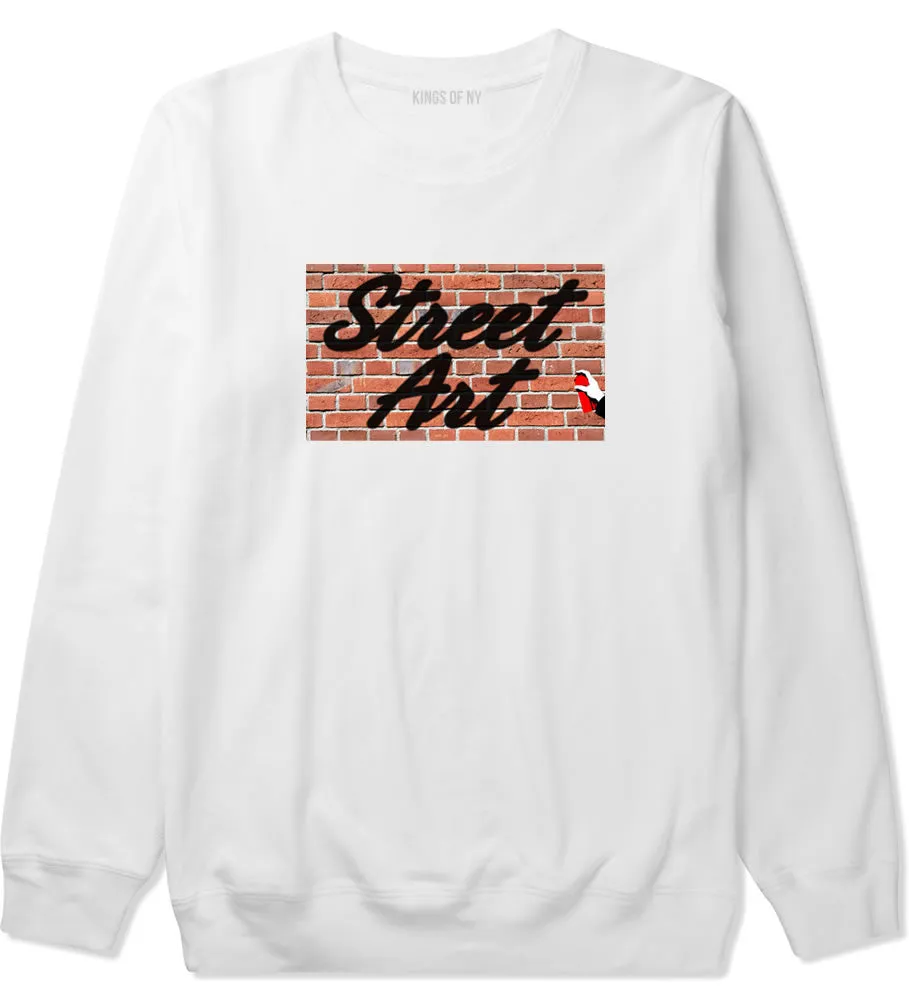 Street Art Graffiti Spraypaint Wall Crewneck Sweatshirt