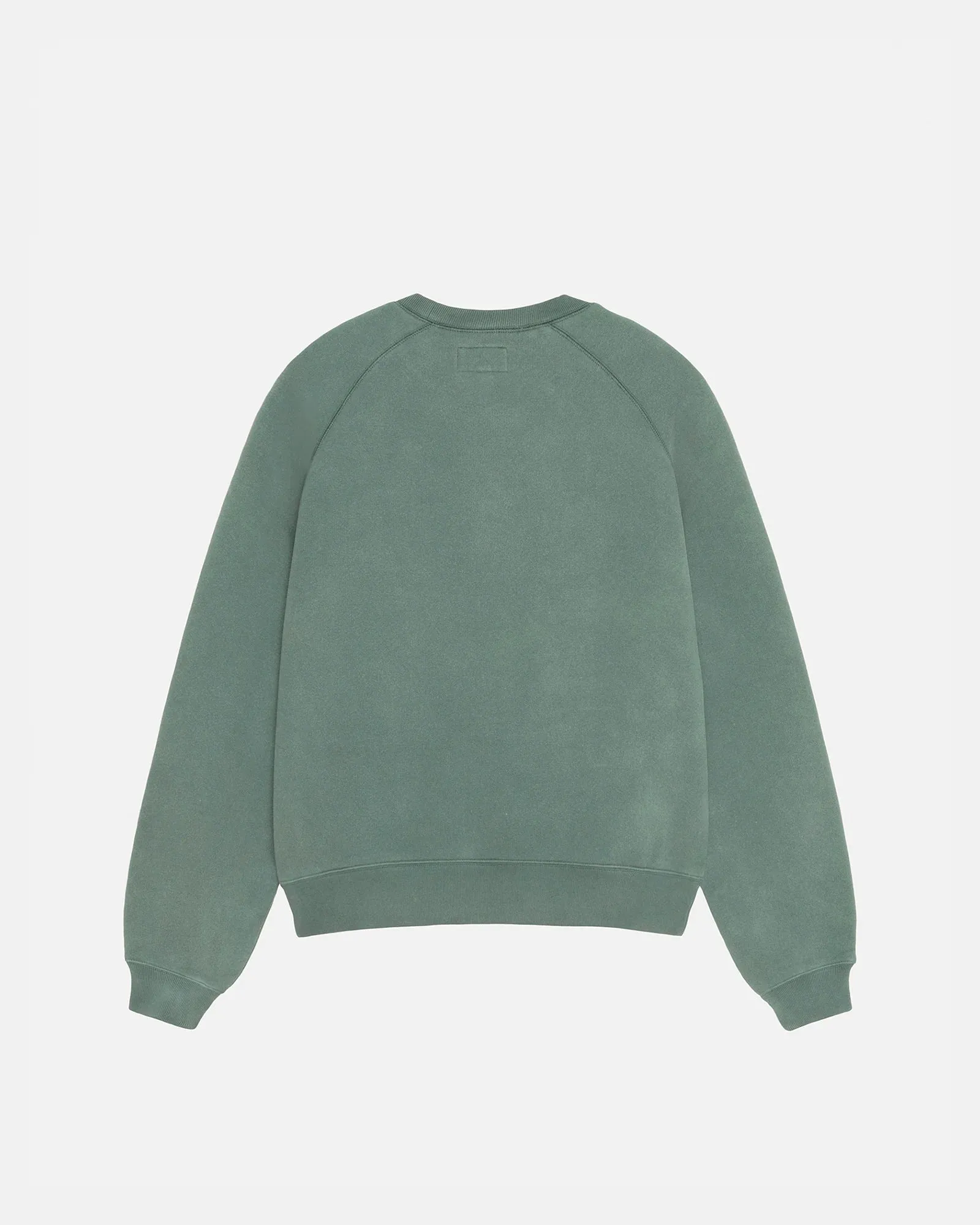 Stüssy Overlock Varsity Raglan Crew: Pine