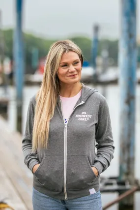 Summer Zip-Up in Gray (FINAL SALE)