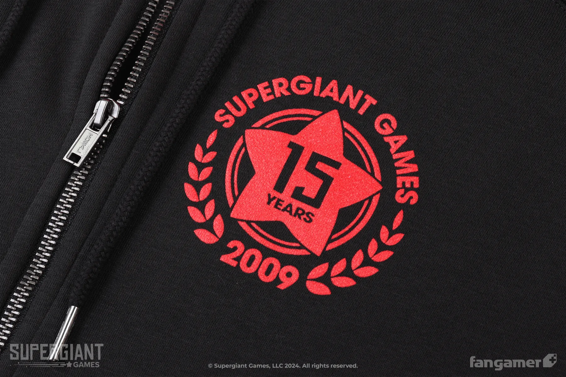 Supergiant Games 15th Anniversary Zip-Up Hoodie