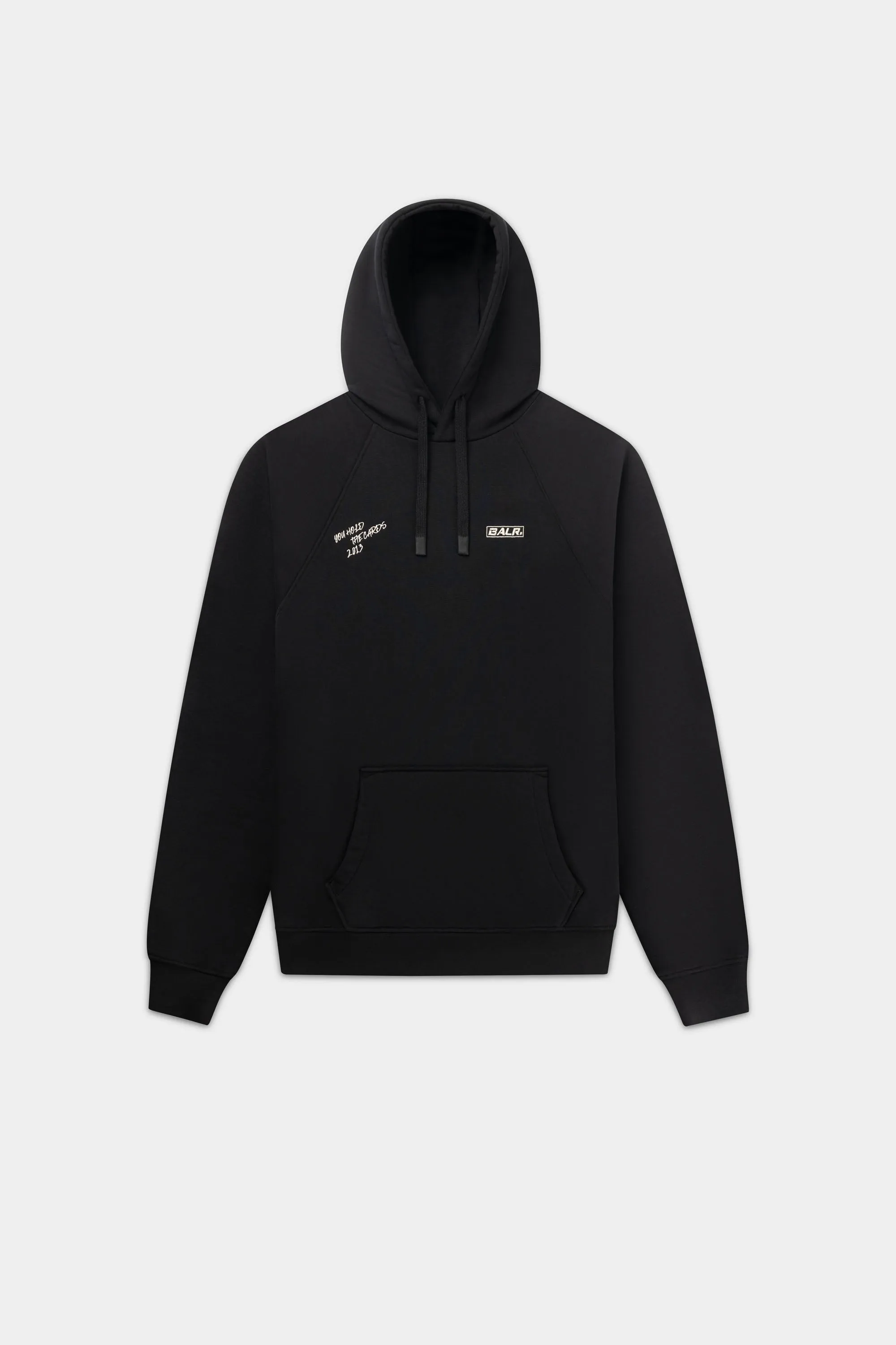 The Club Box Fit Hoodie Jet Black