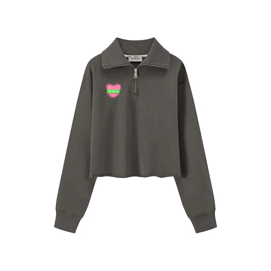 The Secret Garden Half Zip-Up Sweatshirt