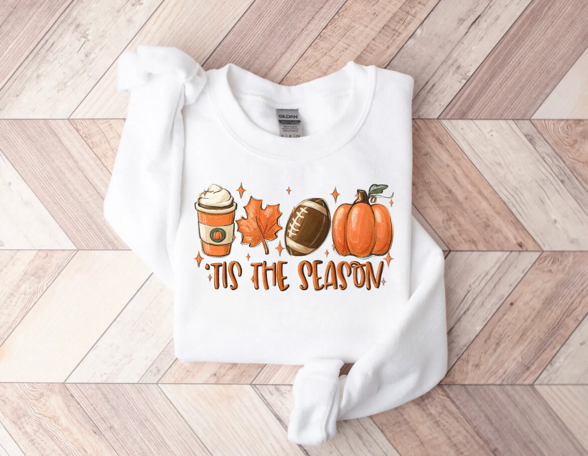 'Tis The Season Fall Sweatshirt | Preppy Crewneck Sweatshirt