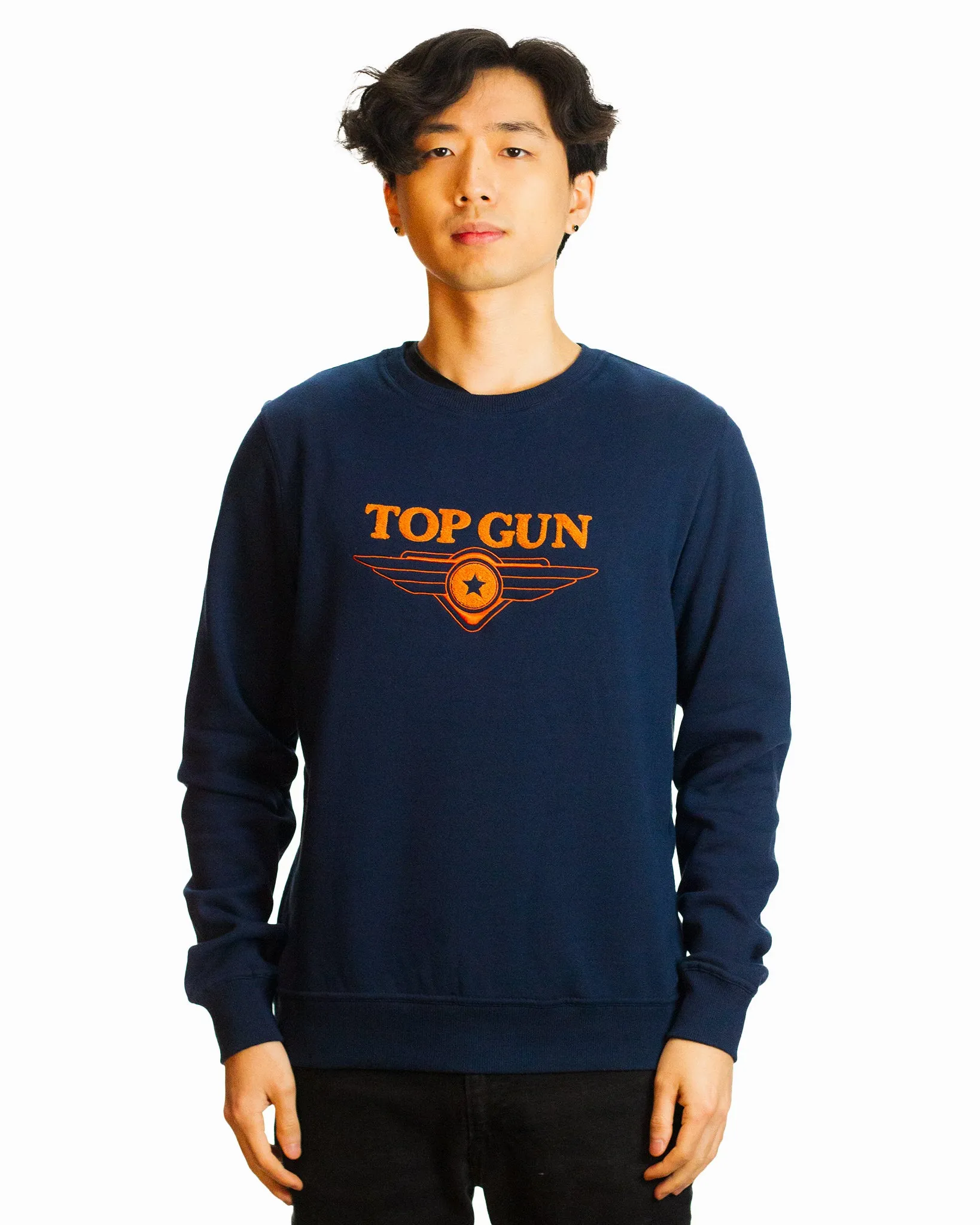 TOP GUN® EMBROIDERED LOGO CREWNECK