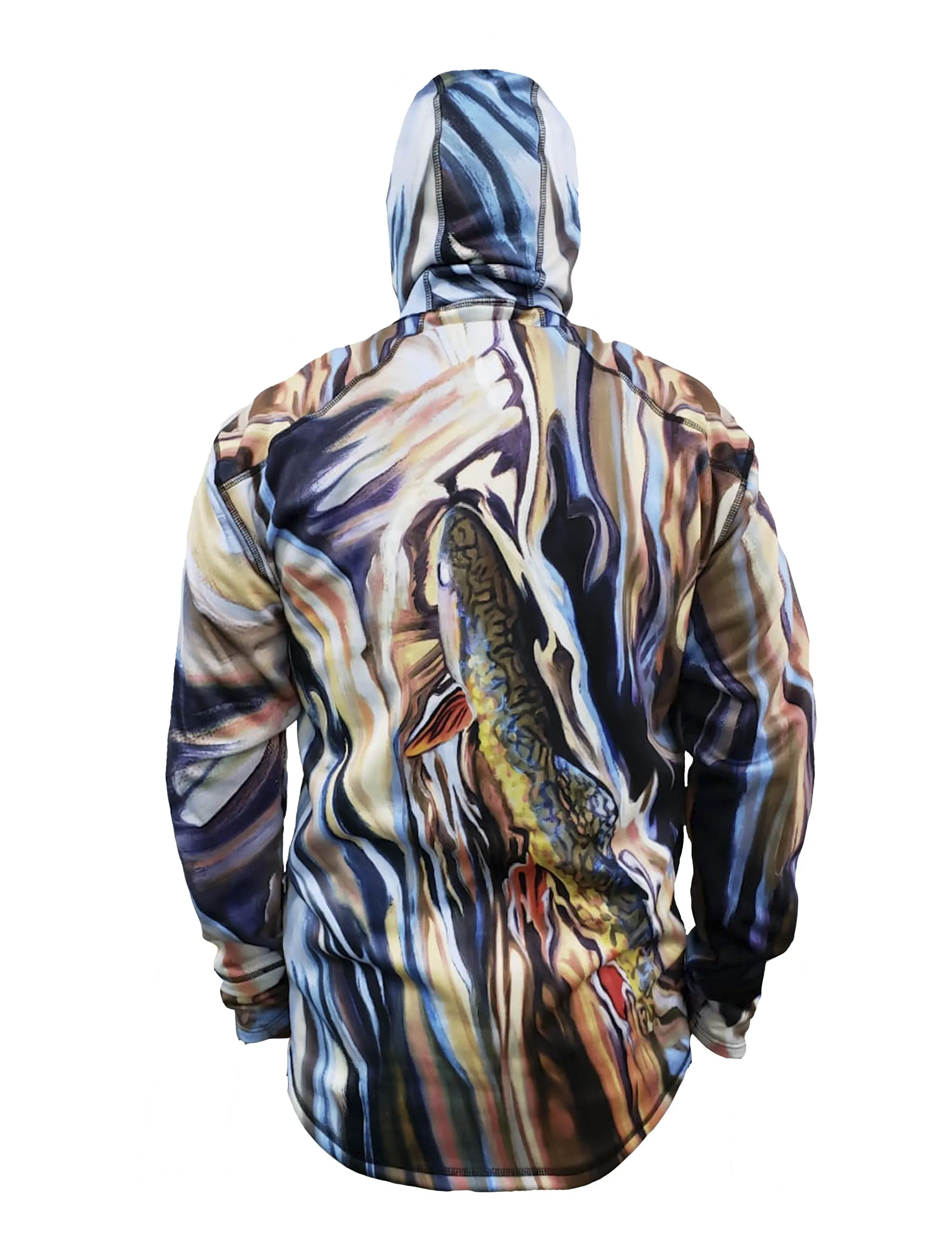 UGV Brook Trout Heavyweight 1/4-Zip FlexShell Fishing Hoodie