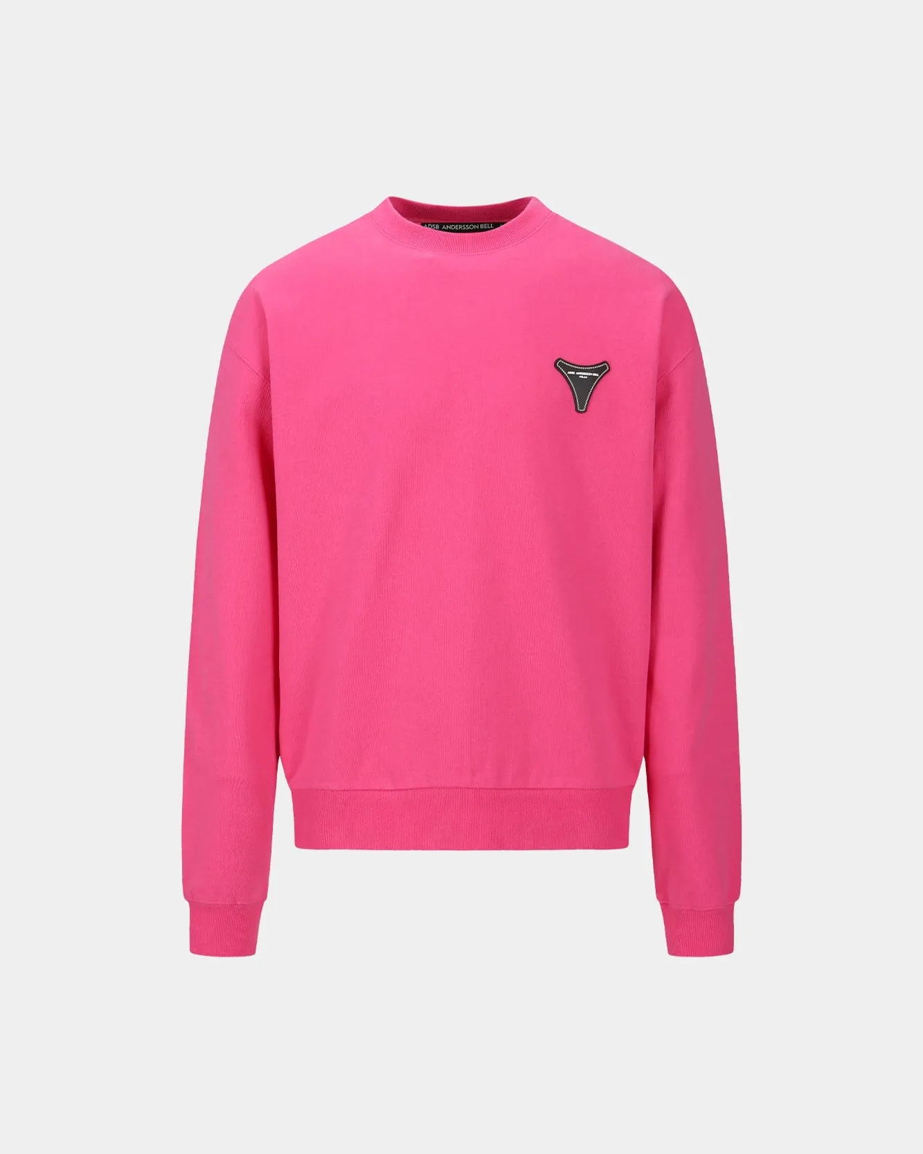 UNISEX STOOL PATCH LOGO SWEATSHIRTS atb1272u(PINK)