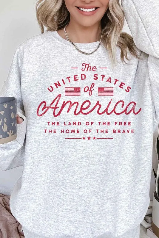 UNITED STATES OF AMERICA OVERSIZED SWEATSHIRT