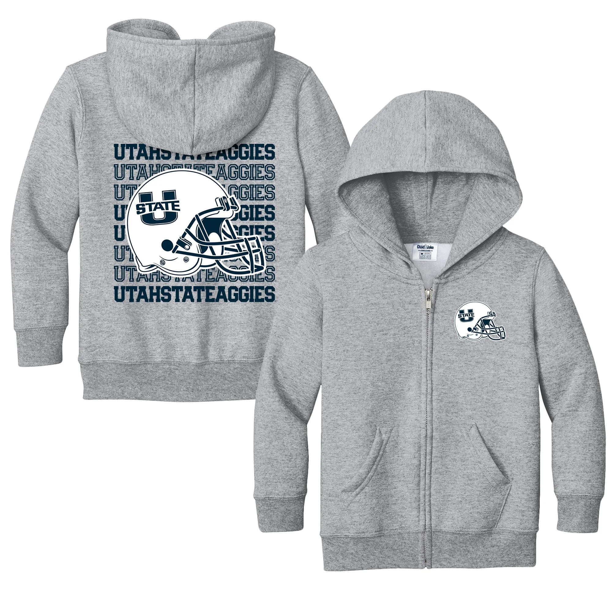 Utah State Aggies Retro Toddler Full-Zip Sweatshirt