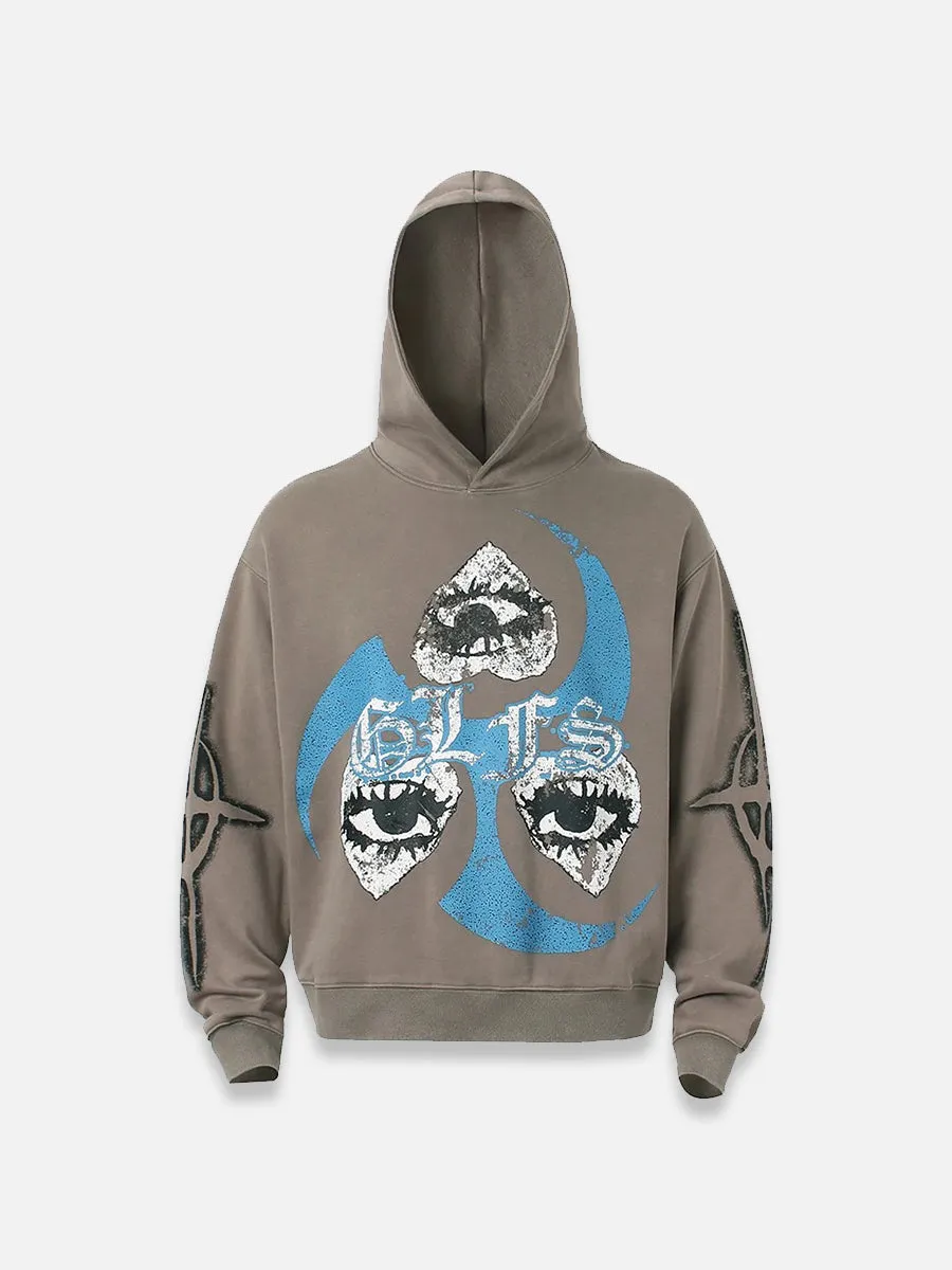 Y2K Graphic Eye Hoodie