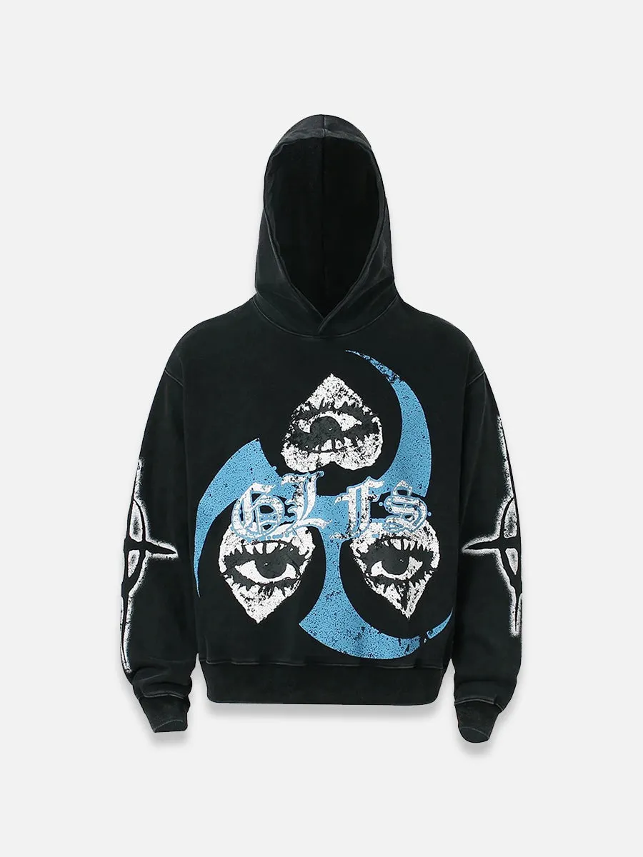 Y2K Graphic Eye Hoodie